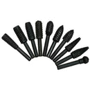 10x 48-58MM Grinding Head Shank Wood Drill Bit Mini Burr Rotary Rasp Fil KOL