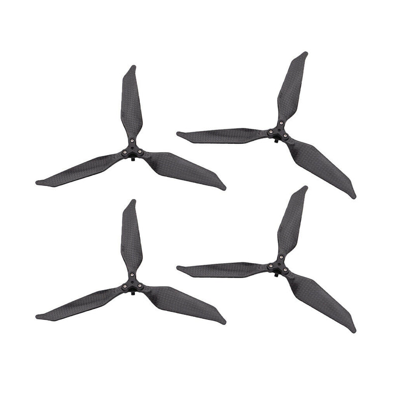 2 Pairs Carbon Fiber Foldable 3-Blade Propeller Compatible for DJI Mavic Pro