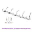 Coat Rack Stainless Steel For Coat / Towels / Hat Rack (5 Hooks) Z9C6