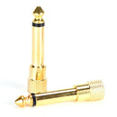 6.3mm 1/4" Male plug to 3.5mm 1/8" SEmale Jack Stereo Headphone SEdio Adapter Bj