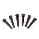 6pcs/pack Guitar String Pins Bridge End Pin Peg for Acoustic Guitar Parts