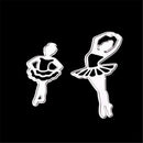 2pcs Ballet Dancing Girls Scrapbook DIY album Card Metal Die Cut Stencil craftME