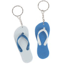 2Pcs Boat Floating Keychain Buoyant Foam Flip Flops Shaped Key Floats Key R 3C