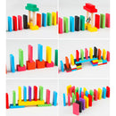 120x Entertainment Large Domino Children Early Education Wooden EducationalSEAU