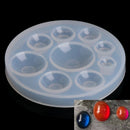 Round Silicone Mold DIY Jewelry Pendant Mould Handmade Craft Making Tool X9Z4