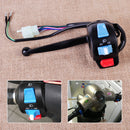7/8" Motorcycle Left Horn Turn Signal Hi/Low Beam Switch Handlebar Lever Control