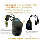 1X(4 Pair Passive Video/Power Balun Upgraded 1080P-5Mp Bnc To Rj45 Long Dis