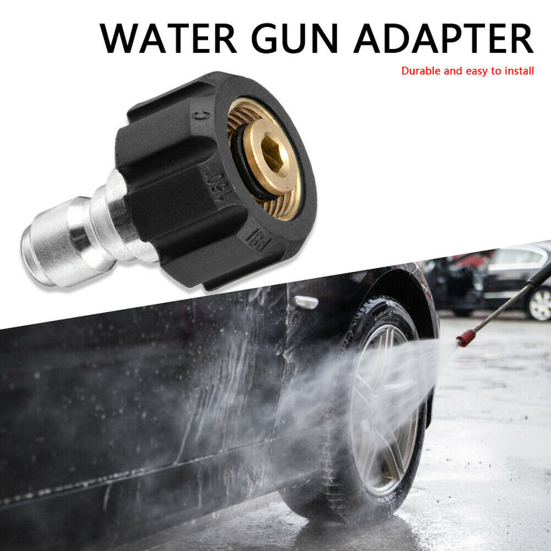 3/8 Quick Connect Male to M22 14 15 Female Adapter for Pressure Washer