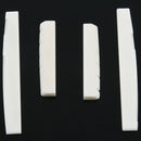 2 Sets of 4pcs 6 String Acoustic Guitar Bone Bridge Saddle and Nut Made of