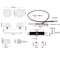 Guitar Violin Pickup Piezo Transducer Bridge Set with Tone Volume Knob