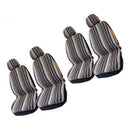 4pcs/set Fabric Front Rear Car Seat Covers , Universal Fit for Vehicle Sedan and