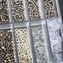 1000Pcs Micro 18 Assortment Sun Glasses Tiny Screw Watch Nut Repair Kit Tool M&O