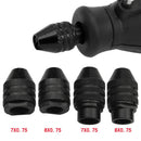 Universal Keyless Drill Bit Chuck Adapter Converter 0.5-3.2Mm Chucks Mini D