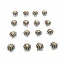50pcs 9mm Nailheads DIY Metal Punk Spikes Spot Pumpkin Stud DIY Craft Bronze