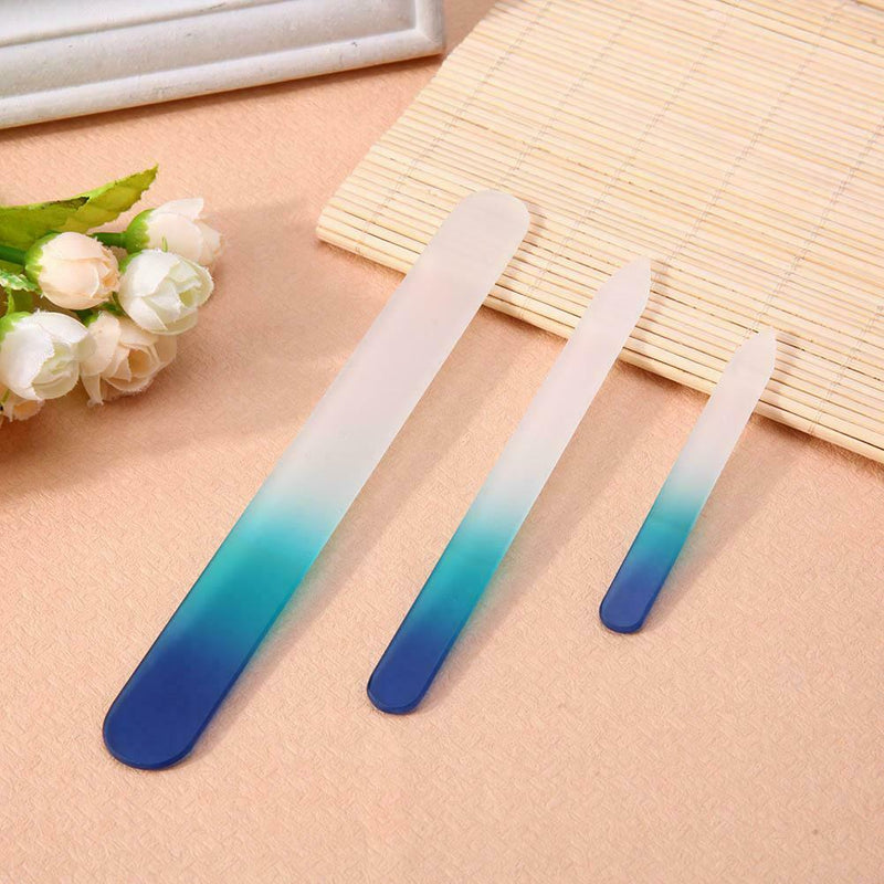3pcs Different Sizes Nail Files Polishing Tools Crystal Nails Care Tool