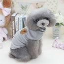 2Pcs Korean Style Pet Puppy Dog Cat Pet Clothes Dress Vest T Shirts