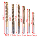 6Pcs Hss Countersink Drill Bit Titanium Coated Hss Saw Drilling Power Tools FT
