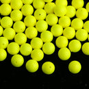 100pcs Fishing Floating Bobbers Drift Ball EVA Foam Indicator 8.3mm Yellow