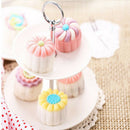 6 Rose Flower Stamps Moon Cake Decor Mould Round Mooncake Mold DIY Tool 50g
