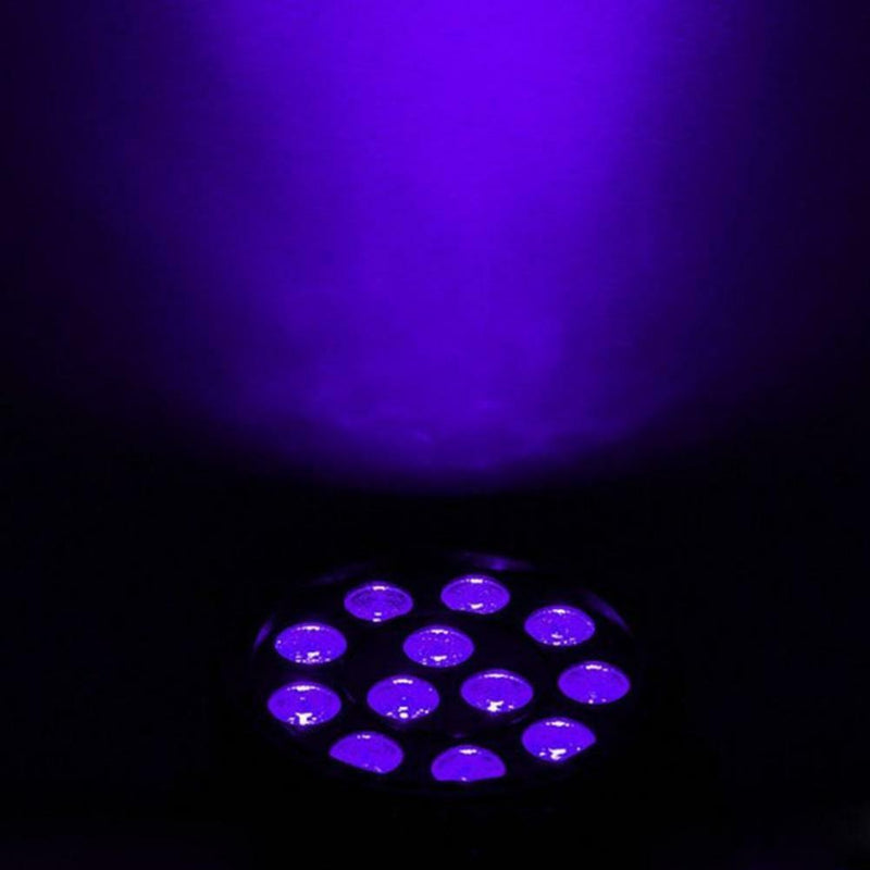 12LED Active Purple Stage Lighting Effect Party Spotlight Projecting Lamp