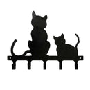Black Design Iron Hook Decorative Metal Wall-Mounted Hook Hat Coat Clothes