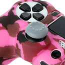 Silicone Camouflage Cover + 2 Thumbstick Caps For 4 PS4 Controller