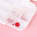Portable 8-grid Small Pill Box Medicine Organiser Travel Storage Dispenser C Nw