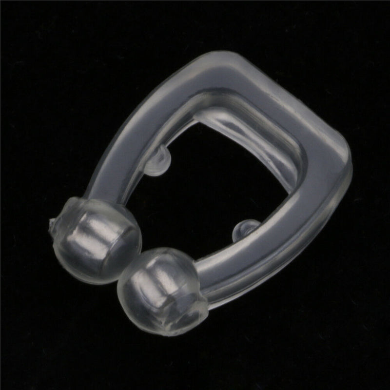 Silicone Snoring Stopper Snore Free Magnetic Nose Device Clip Ring-Advancement