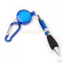 10pcs NEW GOLF SCORING RETRACTABLE KEY RING PEN - GIFT IDEA