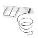 1x Aluminum Hair Dryer Holder Wall Mounted Blow Dryer Organizer Rack Shelf