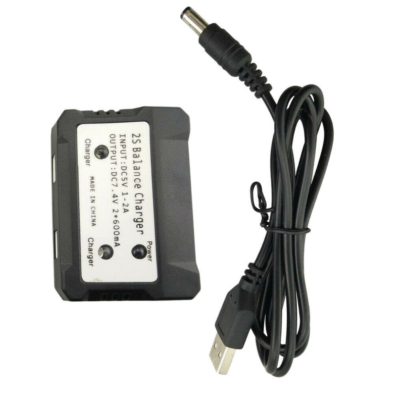 USB 2S 7.4V Balance Charger Charging Box for SYMA X8C RC Drones Accessory