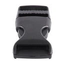 7Pcs Plastic Side Release Squeeze Buckles for 2cm Webbing Strap Black