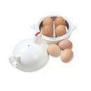 Heat Resistant Chicken Shaped Cooking Kitchen Home Microwave Steamed Eggs Boiler