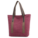Canvas Tote Bag Shoulder Bag Large Capacity Leisure Travel Anti-Theft Fashi