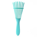 Women Hair Scalp Massage Comb Wet Curly Hairdress Styling Hairbrush (Green) A