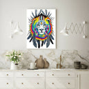 5D DIY Full Drill Diamond Painting Tiger Embroidery Mosaic Kit Wall Decor