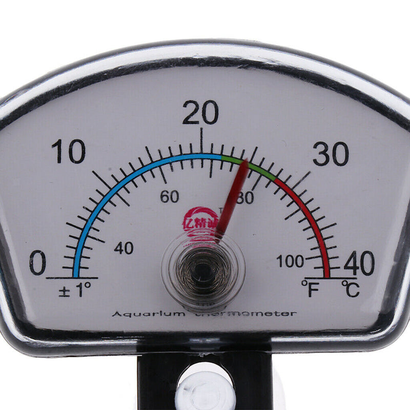 2pcs Waterproof Aquarium   Tank Pointer Thermometer Submersible with Suction