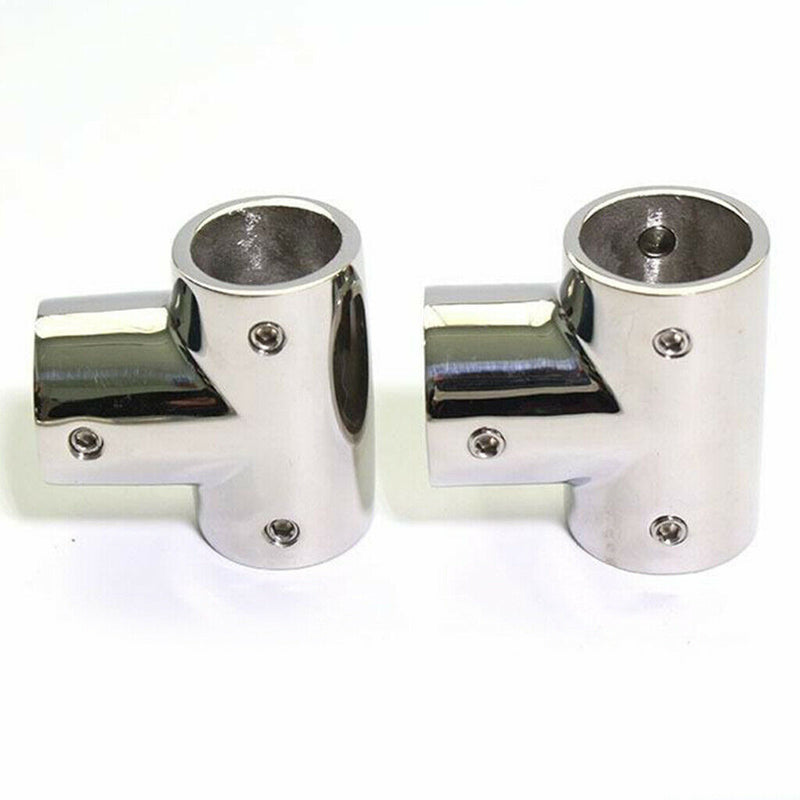90 Degree 7/8inch 3Way Corner Elbow,7/8 inch Pipe Hand Rail Tee for Boat