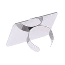 Colour Makeup Palette Stainless Steel  Small Square Ring Mini