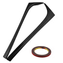 ABS Glossy Black TrunkSpoiler Side Wing Flap For VW GOLF 7 VII MK7 TSI TDI