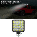 48W 16LED Work Light Flood Beam Bar Car ATV Off-Road Driving Fog-Lamps 12V/ Y4I8