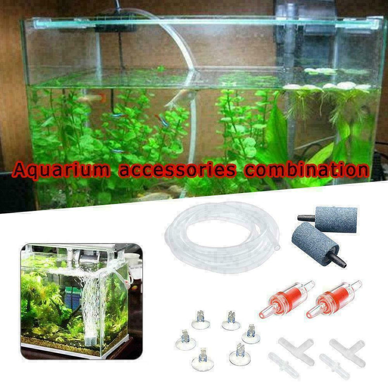 Aquarium Air Pump Accessories Kit, Air Stone Check C7T0 and N4M6 Valv Conne F4E2