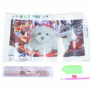 DIY 5D Diamond Painting Cute Dog Embroidery Cross Stitch Craft Home Decor Z2B4