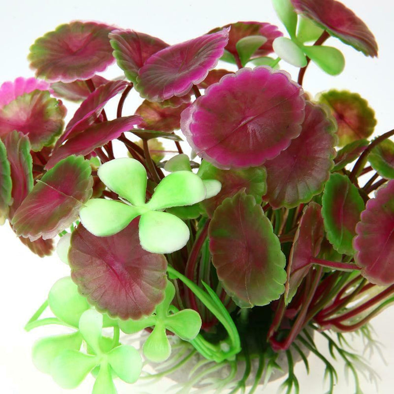 Aquarium Artificial Floral Grass Plant Fish Tank Landscape Decor Green