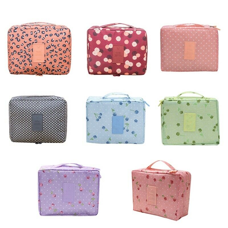 Professional Large Makeup Bag Cosmetic Case Storage Handle Organizer Travel U1V2