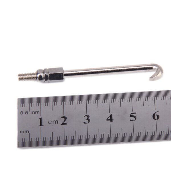 1 Set of 24pcs Bracket Hooks and Nut Set for Banjo Accessories - Chrome-Plated