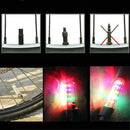 Colorful Bicycle Wind Wheels Bike Tire Valve Cap Spoke Neon Lights Lamp