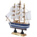 Nautical Wooden Sailboat Boat Bookshelf Home Party Decorative Craft 14cm