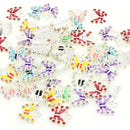 7PCS/Bag Enamel Animal Butterfly Pendant Charms Jewelry Findings DIY Necklace  Z