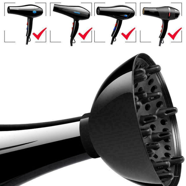 Hair Dryer Diffuser Salon Attachment Blower Nozzle Washable For Home Tool K1O6